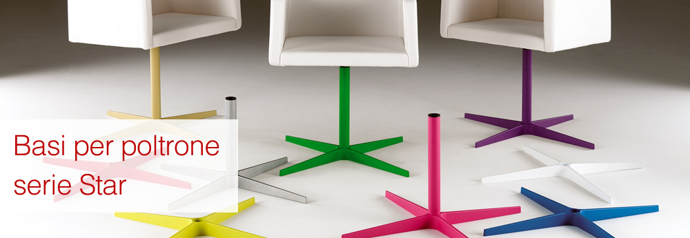 Basi per poltrone serie Star
